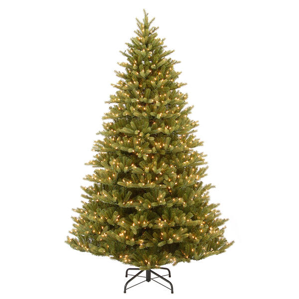 National Tree 7.5ft. Normandy Feel-Real&#40;R&#41; Pre-Lit Christmas Tree - image 