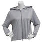 Juniors Plus No Comment Fleece Lined Double Zip Front Hoodie - image 1