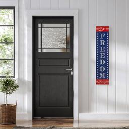 Northlight Seasonal "Let Freedom Ring" Porch Board Sign