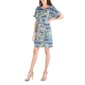 Womens 24/7 Comfort Apparel Loose Fit Paisley T-Shirt Dress - image 2
