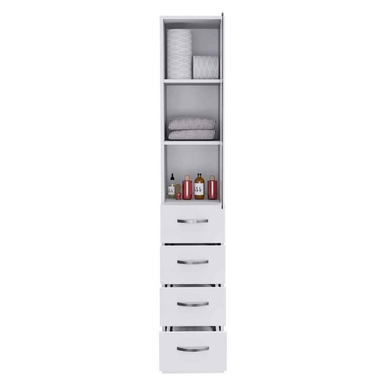 FM FURNITURE Preston Linen Bathroom Cabinet