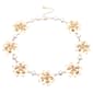 Ashley Cooper(tm) Gold Pearl Flower Statement Necklace - image 1