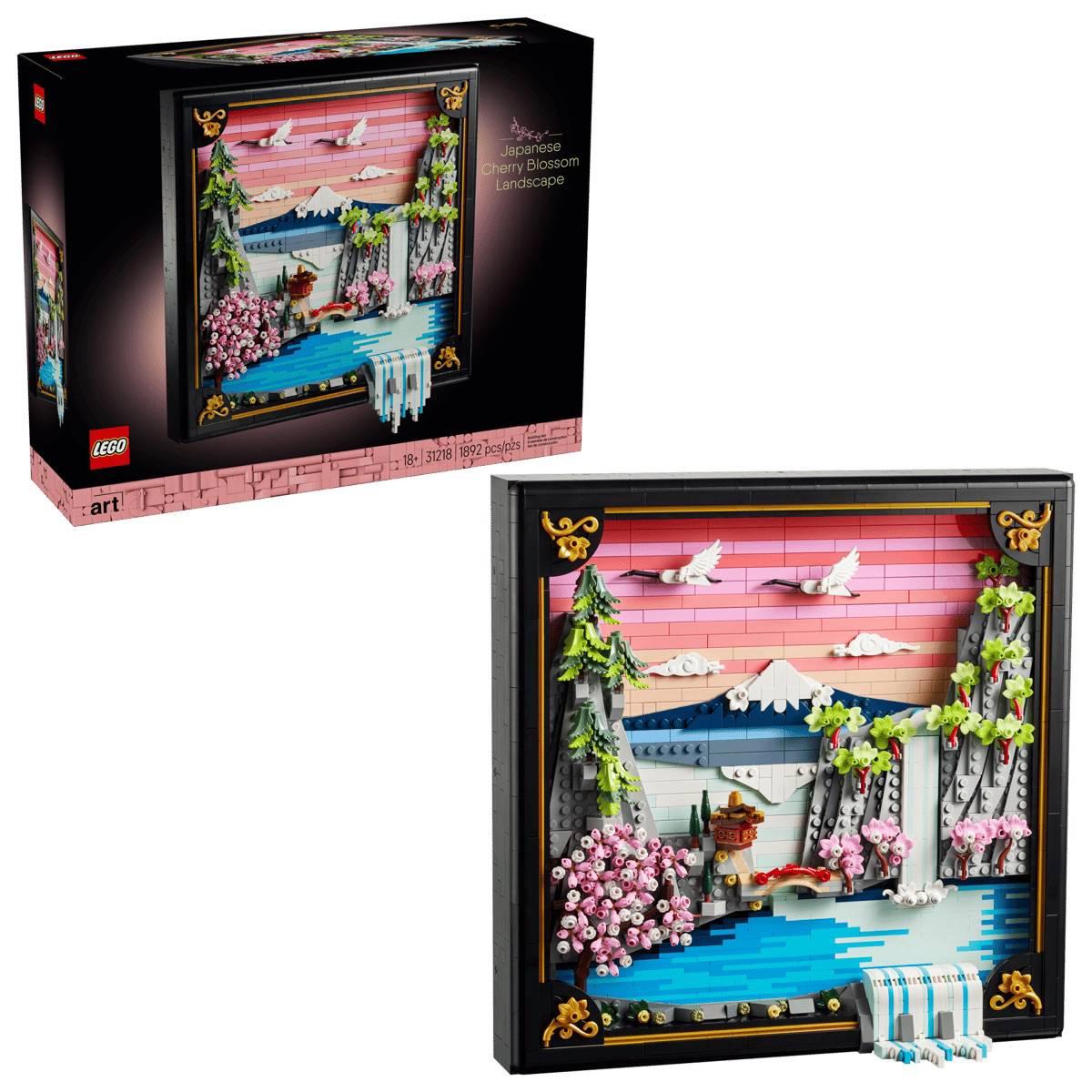Open Video Modal for LEGO(R) Art Japanese Cherry Blossom Landscape Building Kit