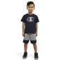 Boys (4-7) Champion® Brand Graphic Logo Tee & Mesh Shorts Set - image 1