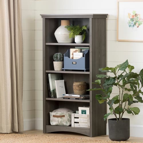 South Shore Gascony 4 Shelf Bookcase