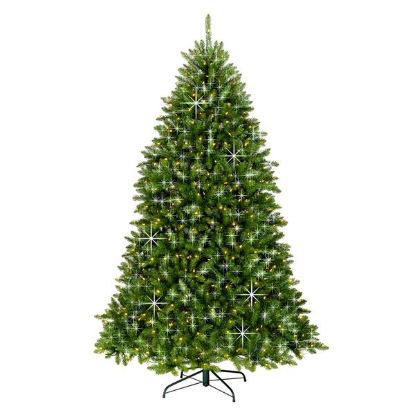 National Tree Dunhill Fir&#40;R&#41; 7.5ft. Pre-Lit LED Christmas Tree - image 
