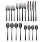 Cambridge&#174; Beacon Black Satin 20pc. Flatware Set - image 2