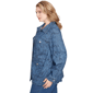 Plus Size Ruby Rd. Indigo Go Paisley Stretch Denim Jacket - image 4