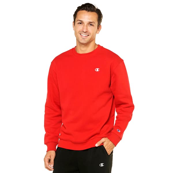 Mens Champion(R) Logo Embroidered Solid Sweatshirt - image 
