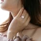 Sterling Silver 4ctw. White Moissanite Solitaire Ring - image 6