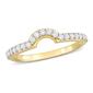 Gemstones Classics&#40;tm&#41; 10kt. Gold Lab Created White Sapphire Ring - image 1
