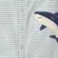 Baby Boy (3-24M) Carter''s Striped Shark Romper - image 2