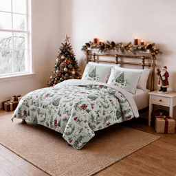 Avanti Yuletide 3pc. Reversible Quilt Set