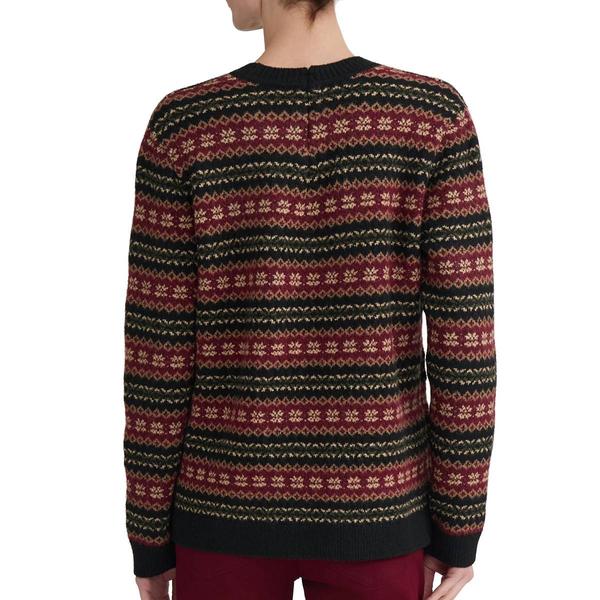 Womens Jones New York Long Sleeve Fair Isle Sweater