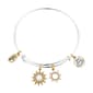 Shine You Are My Sunshine Mother of Pearl Sun Bangle Bracelet - image 1