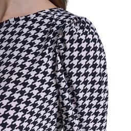 Womens Tommy Hilfiger Elbow Sleeve Houndstooth Sheath Dress