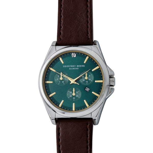 Geoffrey Beene(R) Diamond Integrated Strap Watch - GBA0021SL - image 