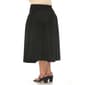 Womens White Mark Flared Tweed A-Line Skirt - image 3