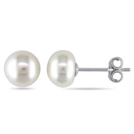 Gemstone Classics&#40;tm&#41; Sterling Silver Pearl Stud Earrings