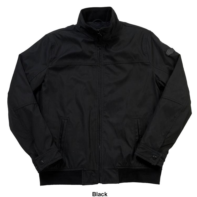 Mens Big & Tall London Fog Microfiber Sherpa Lined Bomber Jacket