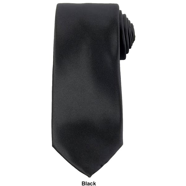 Mens Perry Ellis Sateen Solid Tie