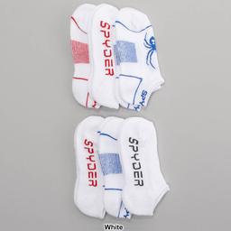 Boys (8-20) Spyder 6pk. No Show Socks