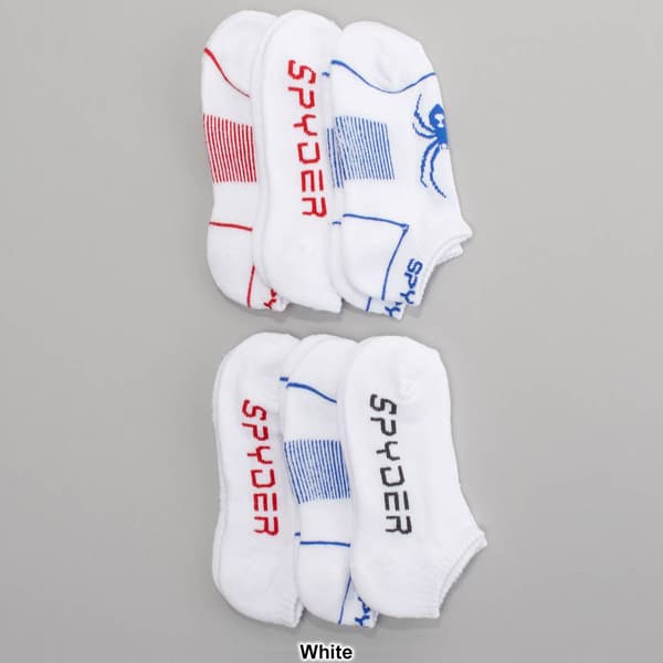 Boys (8-20) Spyder 6pk. No Show Socks