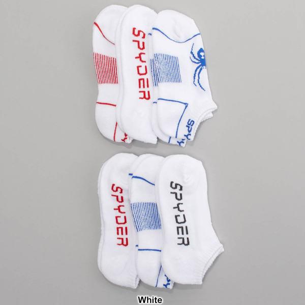 Boys (8-20) Spyder 6pk. No Show Socks - image 