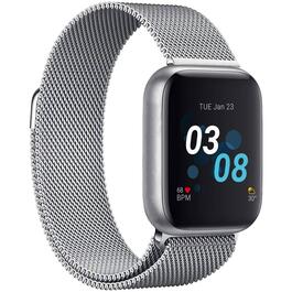 Adult Unisex iTouch Air 3 Silver Smartwatch - 500008S-4-42-B28