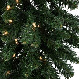 Northlight Seasonal 3ft. Pre-Lit Fir Hanging Christmas Tree