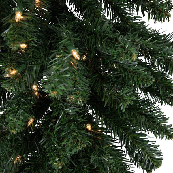 Northlight Seasonal 3ft. Pre-Lit Fir Hanging Christmas Tree