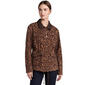 Womens Steve Madden Leopard Barn Jacket w/ Adjustable Waist - image 1
