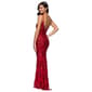 Juniors Blondie Nites Sequin Rose Sheath Dress - image 2