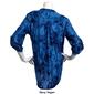 Womens Notations 3/4 Sleeve Paisley Pintuck Jacquard Blouse - image 2