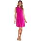 Womens MSK Sleeveless Collared Half Zip Solid ITY A-Line Dress - image 1