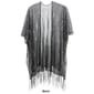 Womens Jessica McClintock Hologram Tie Front Fringe Kimono - image 2
