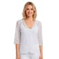 Womens Rabbit Rabbit Rabbit Elbow Sleeve 1 Button Shrug - image 3