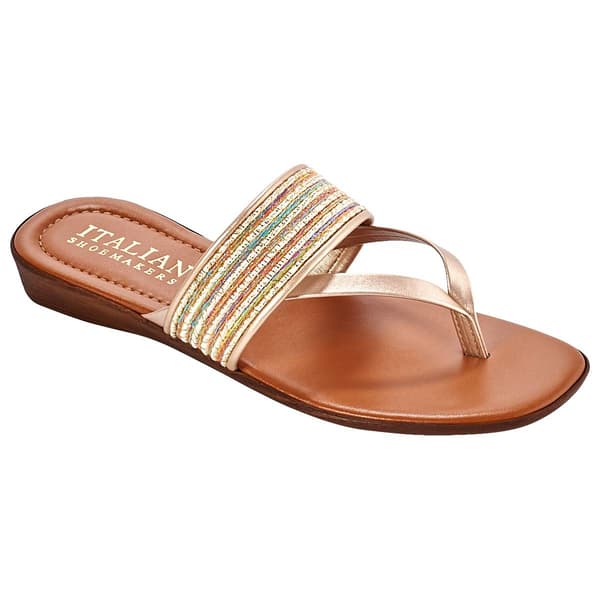 Womens Italian Shoemakers Fusto Thong Sandals