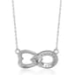 Nova Star® 1/10ctw. Lab Grown Diamond Infinity Heart Necklace - image 3