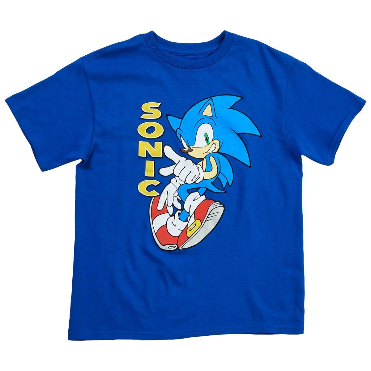 Boys (8-20) Sonic Short Sleeve Graphic Tee - Blue