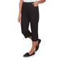 Petite Alfred Dunner Detail Driven Geometric Cut Out Capris - image 3