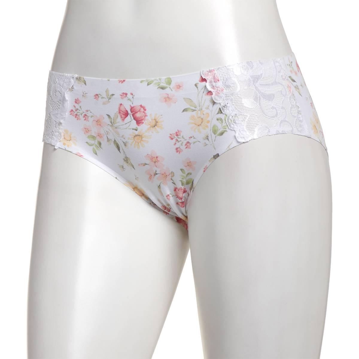 Womens Laura Ashley(R) Single Laser Bikini Panties - LS3284DO