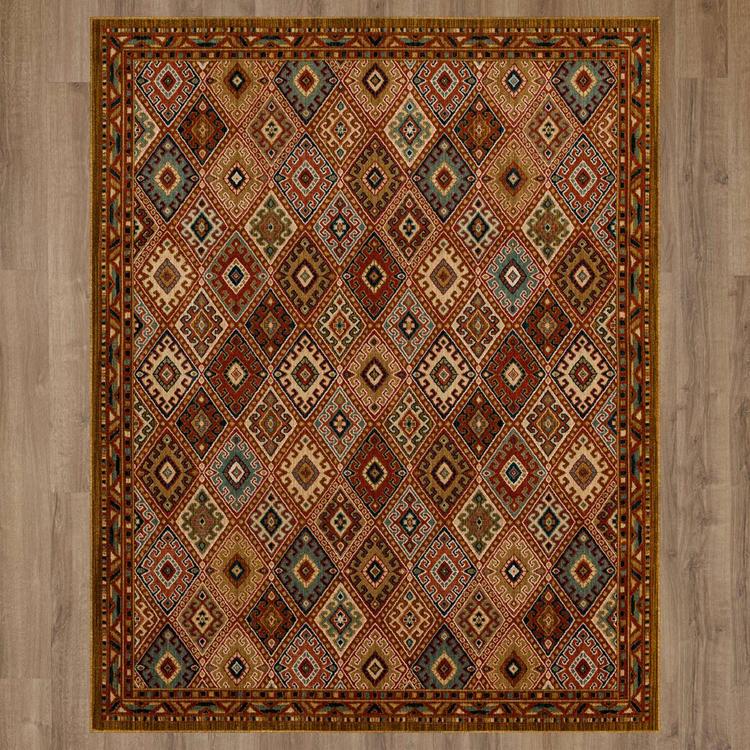 Mohawk Home Pine Row Red Area Rug