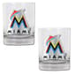 MLB Miami Marlins 2pc. 14oz. Rocks Glass Set - image 1