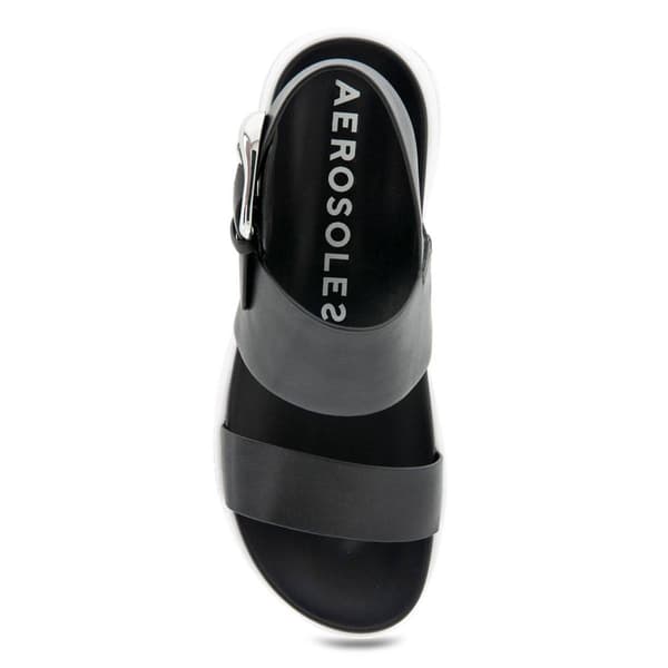 Womens Aerosoles Hari Buckled Strap Flatform Sandals