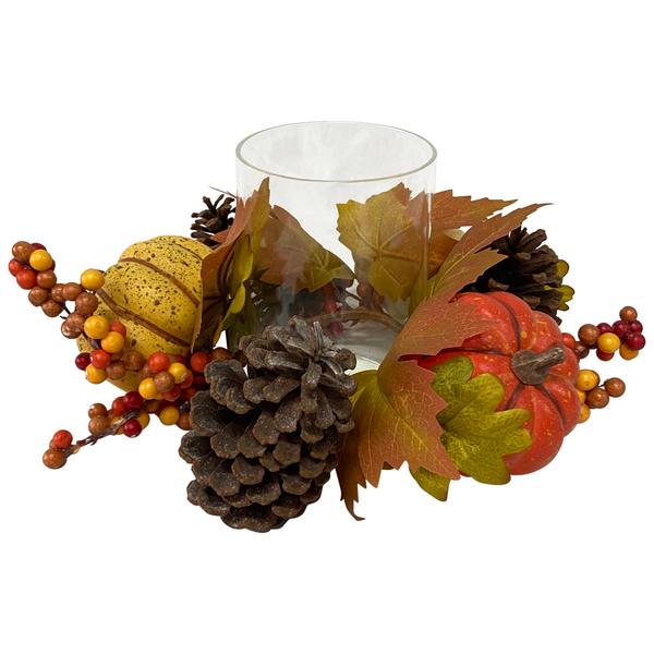 Northlight Seasonal 10in. Pumpkin Fall Tealight Candle Holder