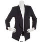 Womens NY Collection 3/4 Sleeve Solid Ponte Blazer - image 2