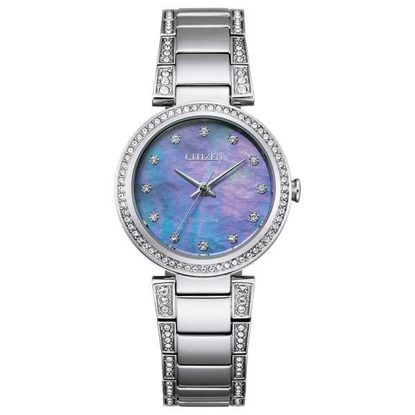 Womens Citizen&#40;R&#41; Eco-Drive Silhouette Crystal Watch - EM0840-59N - image 