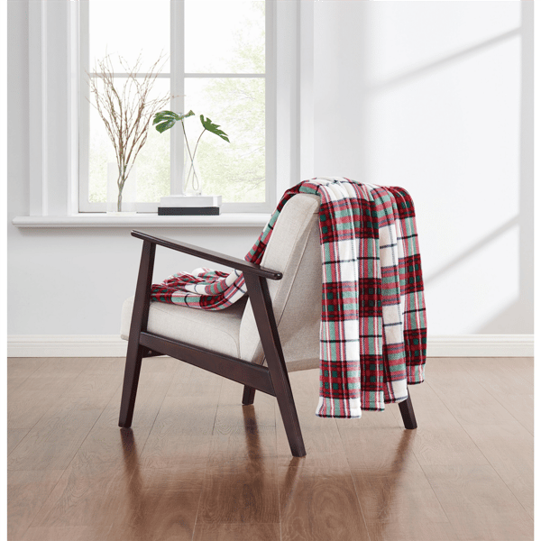 Truly Soft Cuddle Warmth Marlon Plaid Throw