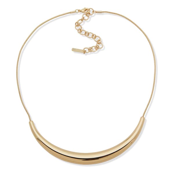 Nine West Gold-Tone Collar Necklace - image 